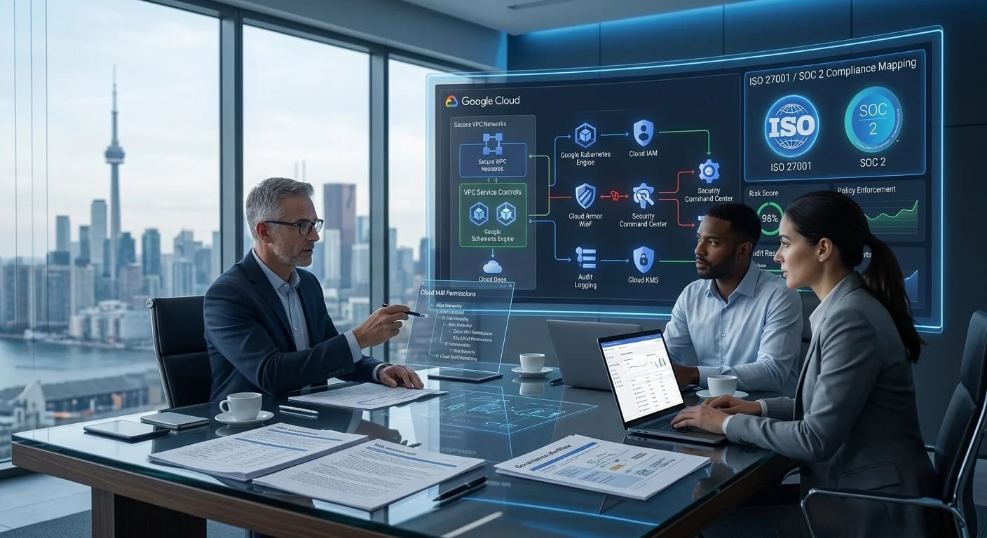Google Cloud Security for ISO 27001 & SOC 2 Compliance